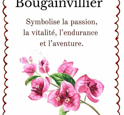 Boucles d'oreilles Bougainvillier