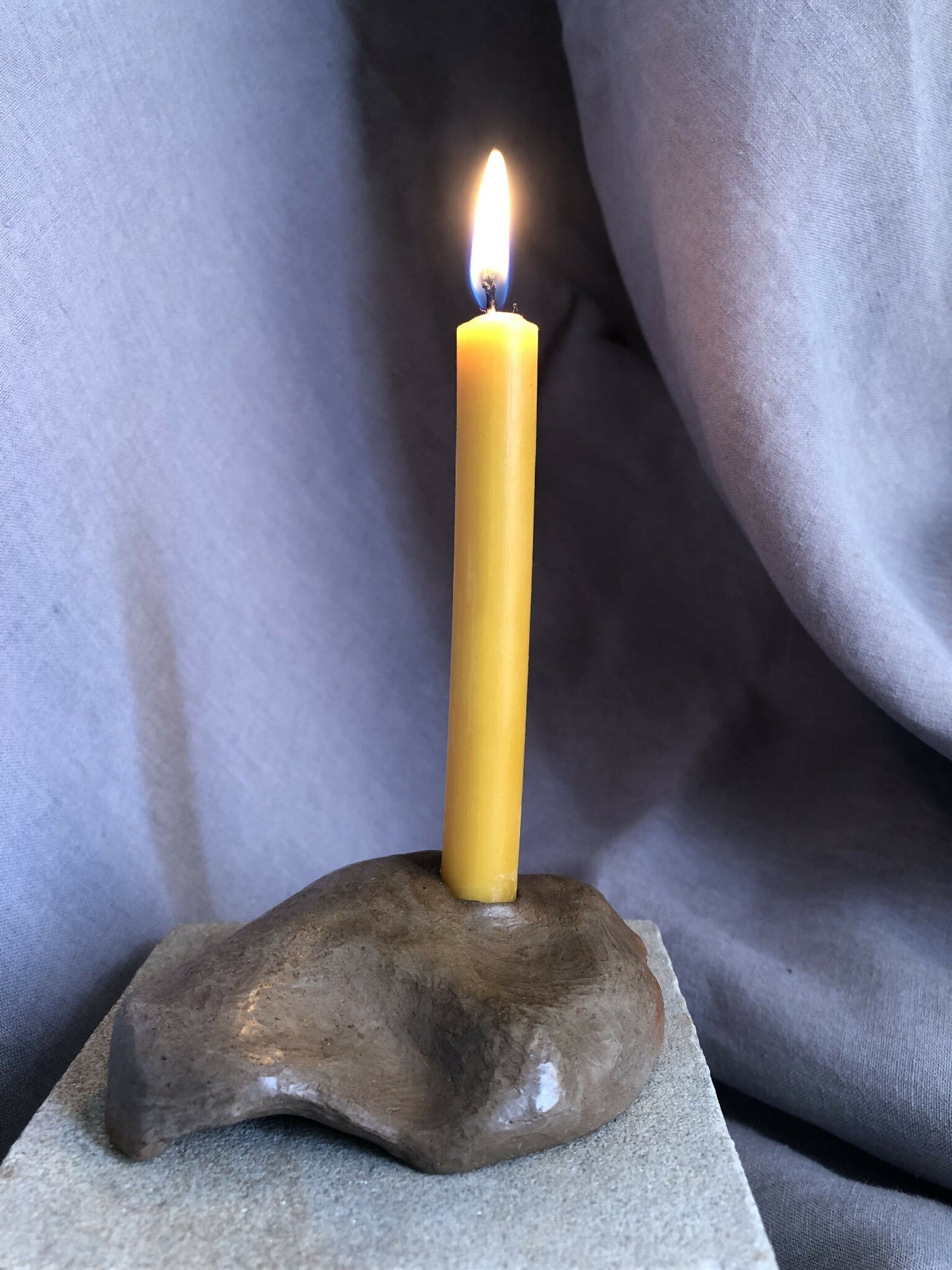 Mini bougeoir de méditation #1