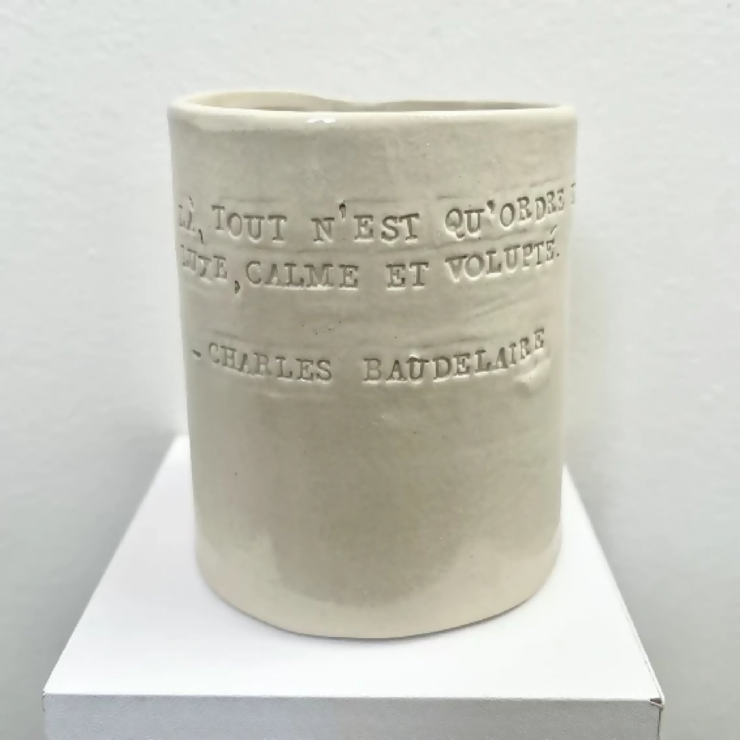 Tasse-poème BAUDELAIRE