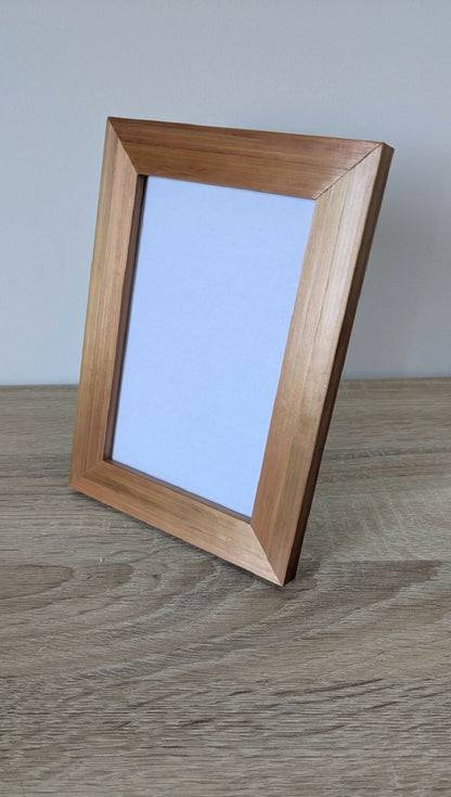 Cadre photo à poser 10x15cm avec Marqueterie de paille Cuivre