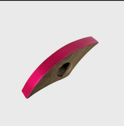 Bague de lecture avec Marqueterie de Paille Rose