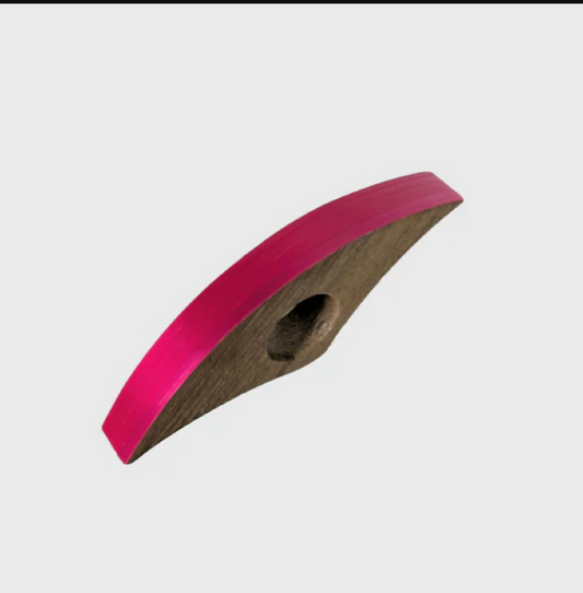 Bague de lecture avec Marqueterie de Paille Rose