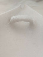 Applique murale en céramique blanche en forme de goutte, relief et creux