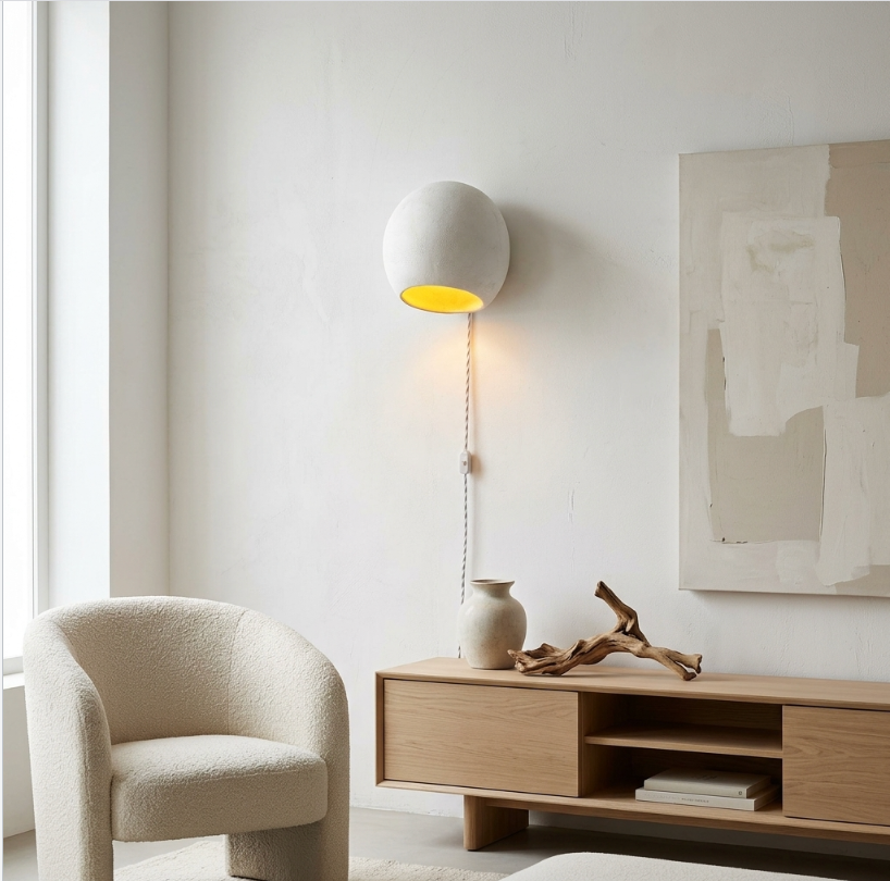 "Bubble" Wall Sconce / Ceramic Decoration