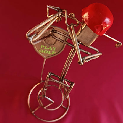 Sculpture - GOLF. Le drive