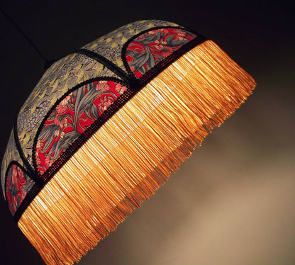 Suspension rétro "Emiliana" en papier japonais.