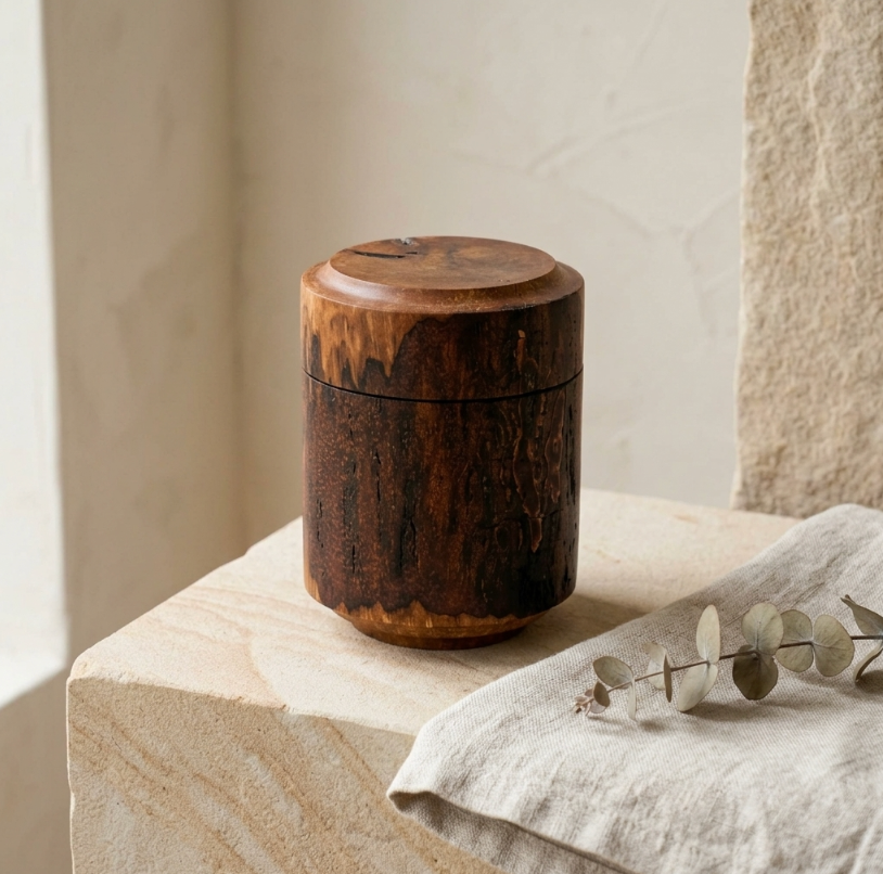 Boîte en bois fait-main - Irisécorchée