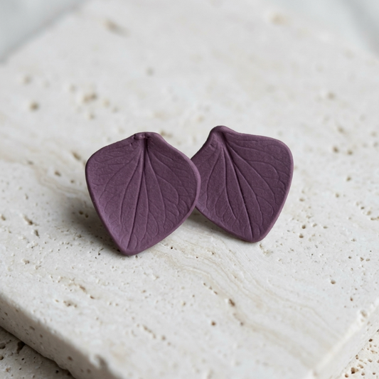 Clous d'oreille en porcelaine colorée Marie Courtillat