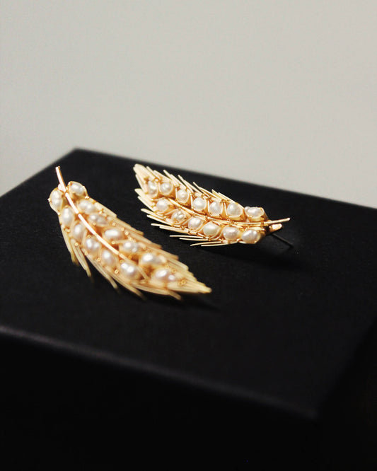 boucles d'oreilles dorees bijou artisanal matieres nobles artisanat francais
