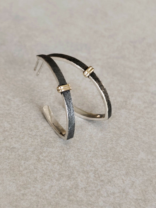 Boucles d'oreilles Courbe Précieuse