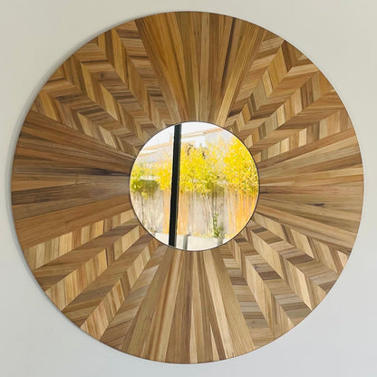 Miroir Rondeur de paille — Grand format