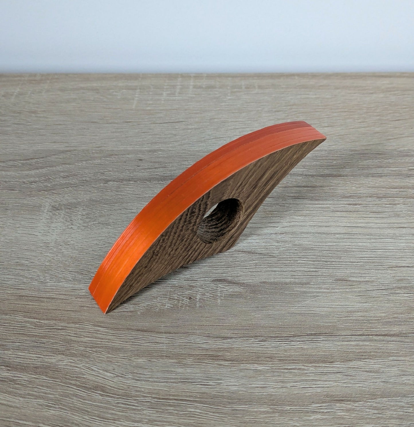 Bague de lecture avec Marqueterie de Paille Orange