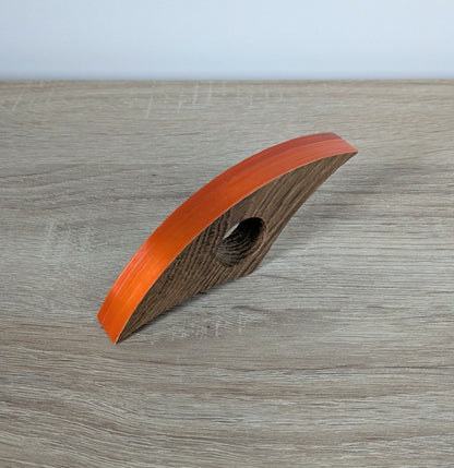 Bague de lecture avec Marqueterie de Paille Orange