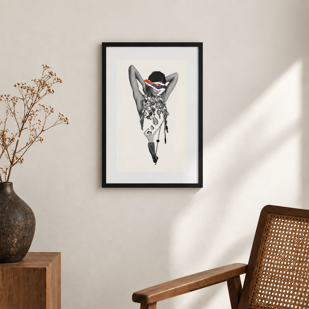 Collage analogique – Œuvre originale – Out of your reach