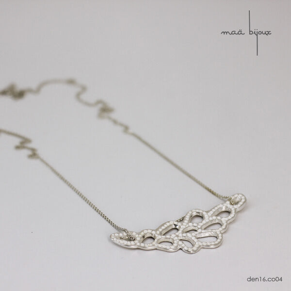 collection dentelle, collier en argent massif recyclé, maa-bijoux - den16.co04