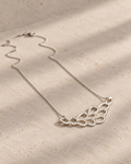 Collier Dentelle horizontale en argent massif 925