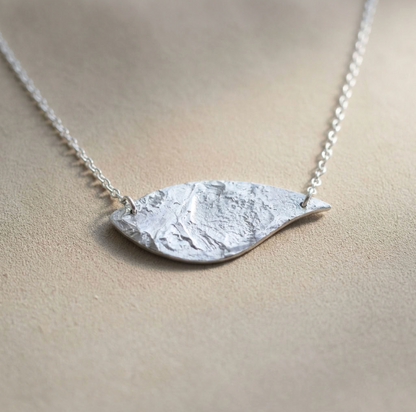 Collier "Pétale" en argent
