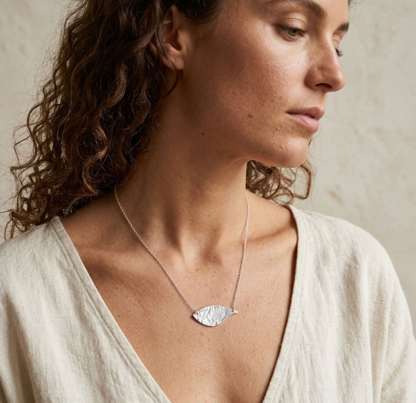 Collier "Pétale" en argent