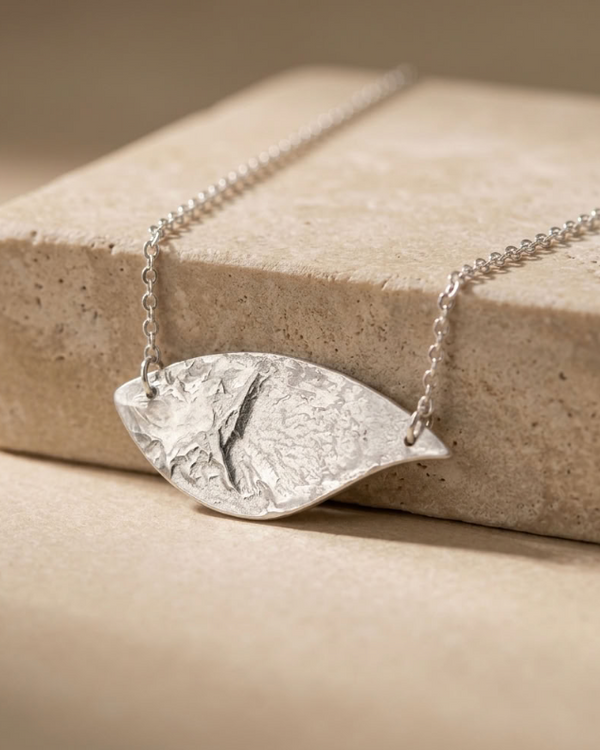 Collier "Pétale" en argent