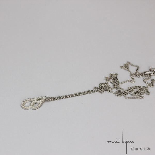 Collier minimaliste en argent massif
