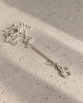 Collier minimaliste en argent massif