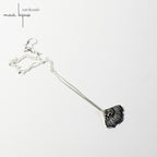 petit collier corolle inspiré des fleurs, en argent massif recyclé, maä bijoux