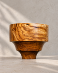 Vase en châtaignier - Vague en nacre