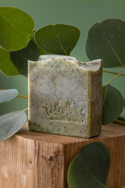 Le Fanfaron savon artisanal  spiruline eucalyptus Fabulleuse savonnerie saintes 17 printemps