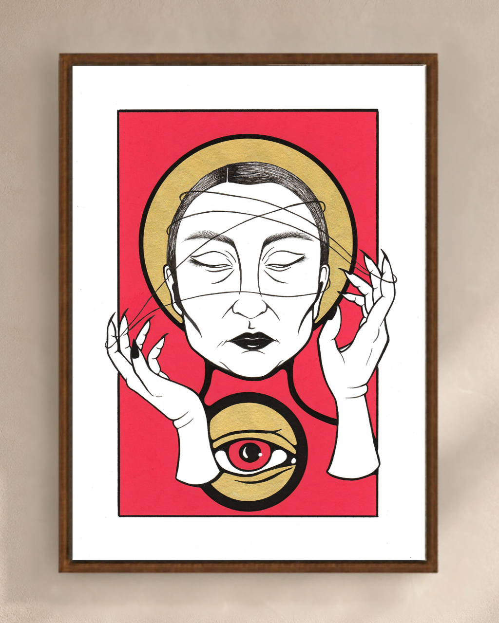 Illustration Confusion de Diane Painson, mise en scène murale