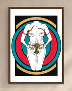 Illustration Gardienne de mon corps de Diane Painson, mise en scène murale