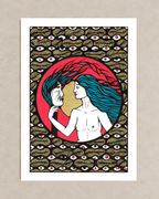 Illustration History of love de Diane Painson en décoration murale