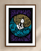 Illustration Love de Diane Painson, mise en scène murale
