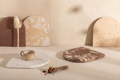 Dessous de plat en béton, fait-main, issue de l'artisanat français