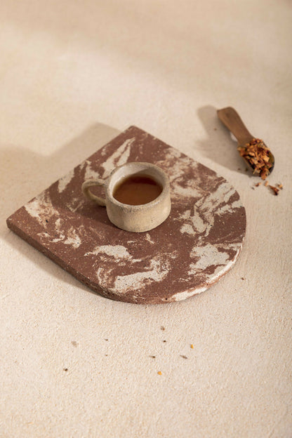 Dessous de plat en béton, fait-main, issue de l'artisanat français