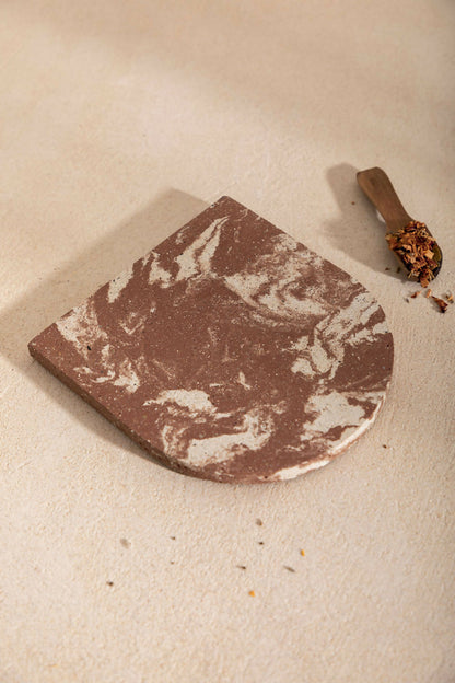 Dessous de plat en béton, fait-main, issue de l'artisanat français