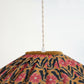 Suspension "Cosette" en Tissu Floral Goa - Abat-jour Festonné Style Vintage Made in France