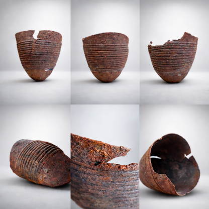 Vase en bois - Tesson strié