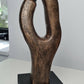Sculpture contemporaine couple Breathe