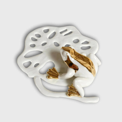 Décor de table Grenouille lotus