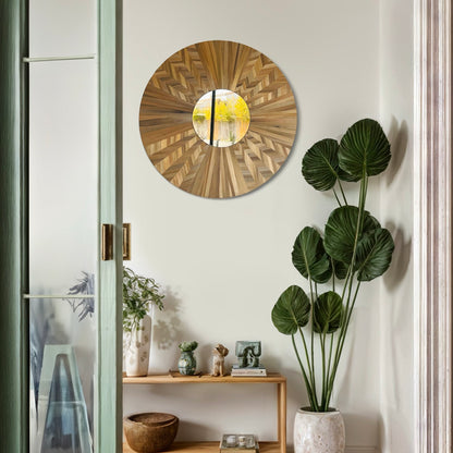 Miroir Rondeur de paille — Grand format
