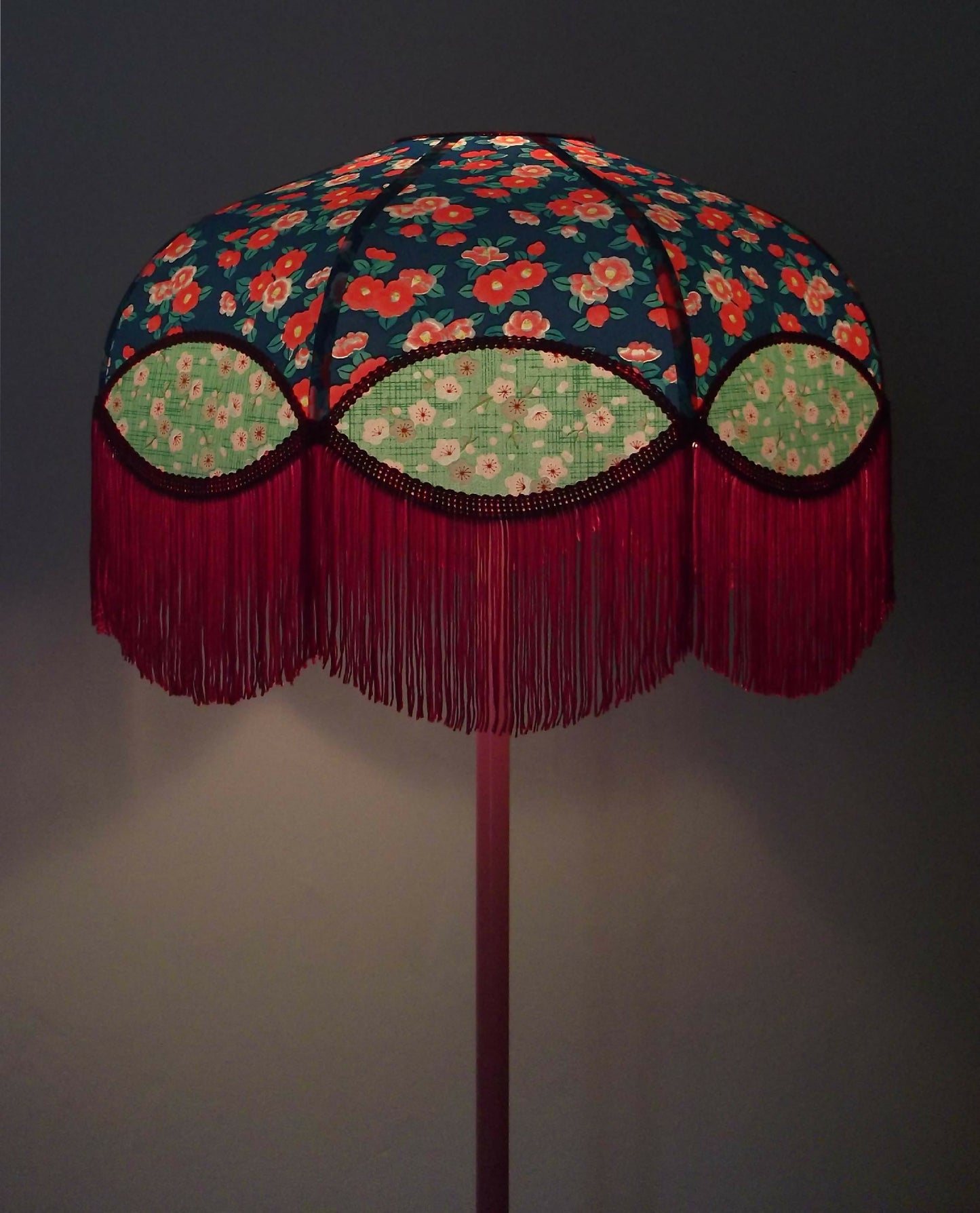 Abat-jour rétro "Malina" en papier japonais.