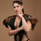 Epaulettes uniques en plume naturelles