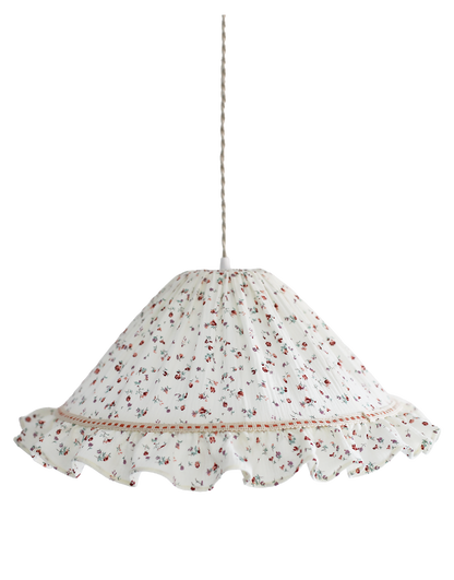 Suspension conique avec volant Emilia "tiny flowers"