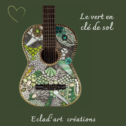 guitare verte