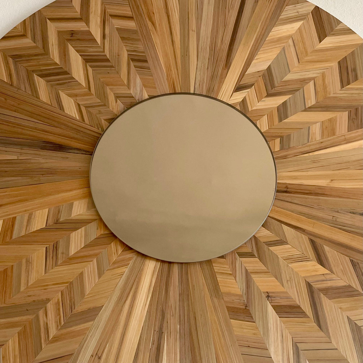 Miroir Rondeur de paille — Grand format
