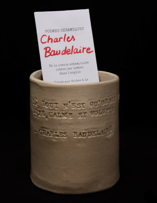 Tasse-poème BAUDELAIRE