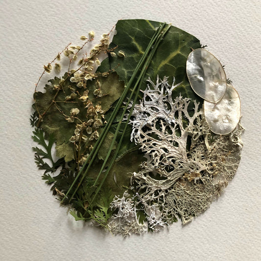 Jardin d'hivers - A4 - fleurs séchées