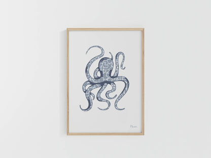 Illustration originale artiste francaise fait-main affiche Poster A4