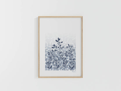 Illustration originale artiste francaise fait-main affiche Poster A4