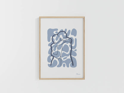 Illustration originale artiste francaise fait-main affiche Poster A4